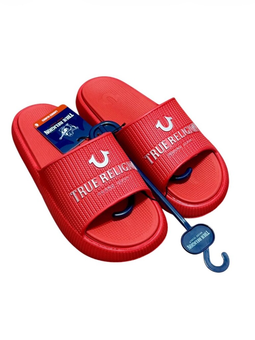 True Religion Slides - Red - Women’s Size 6 | NEW